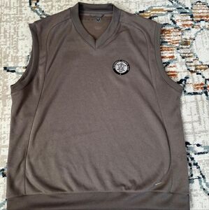 Brown Men's Nike Golf Vest Size L